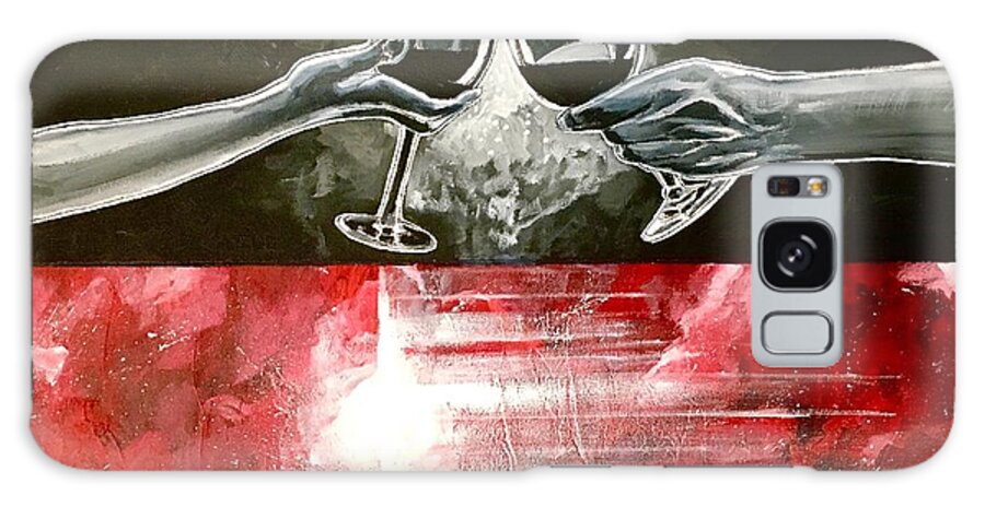 Wine Galaxy Case featuring the painting Wente Duetto by Joel Tesch