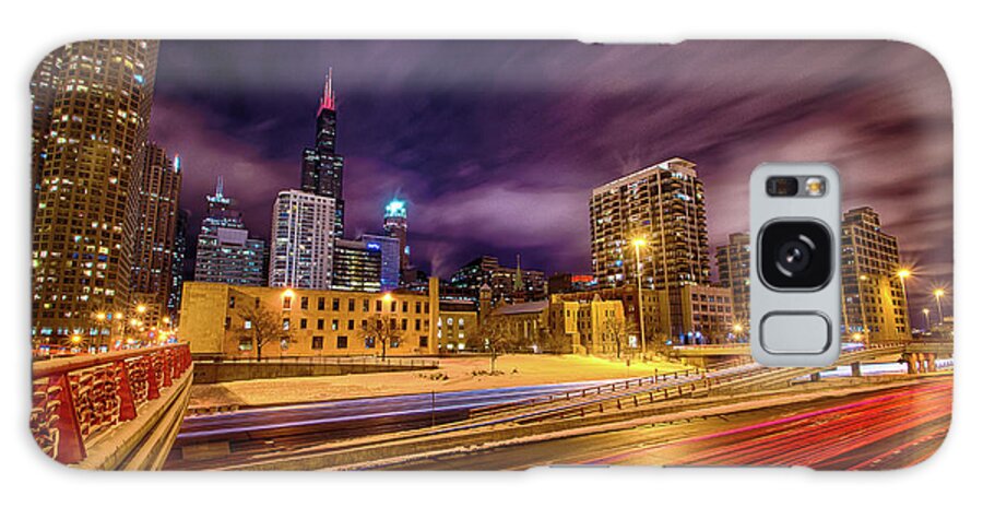 Chicago Galaxy Case featuring the photograph West Loop Traffic by Raf Winterpacht