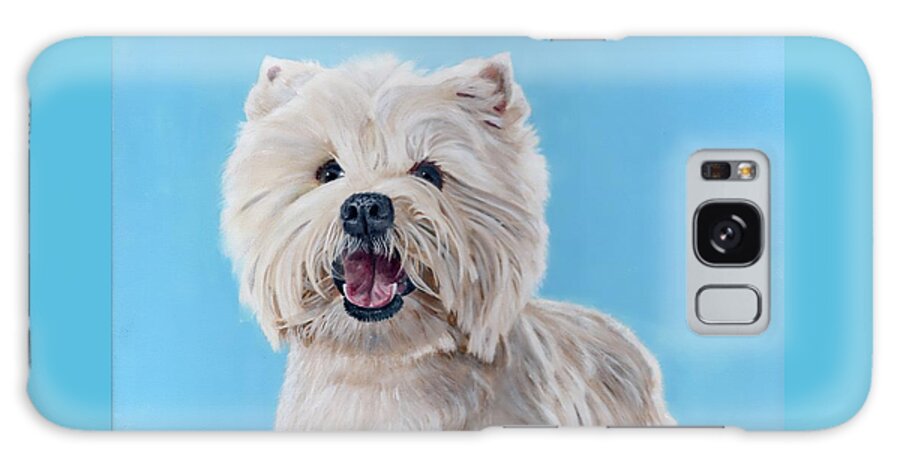 West Highland Terrier Galaxy Case featuring the painting Westie by John Neeve