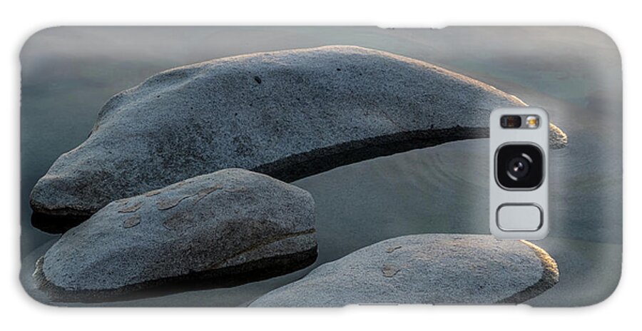 Lake Galaxy Case featuring the photograph Whale Rocks by Martin Gollery