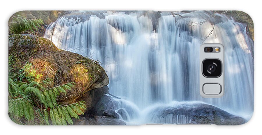Whatcom Falls Galaxy Case featuring the photograph Whatcome Falls by Tony Locke