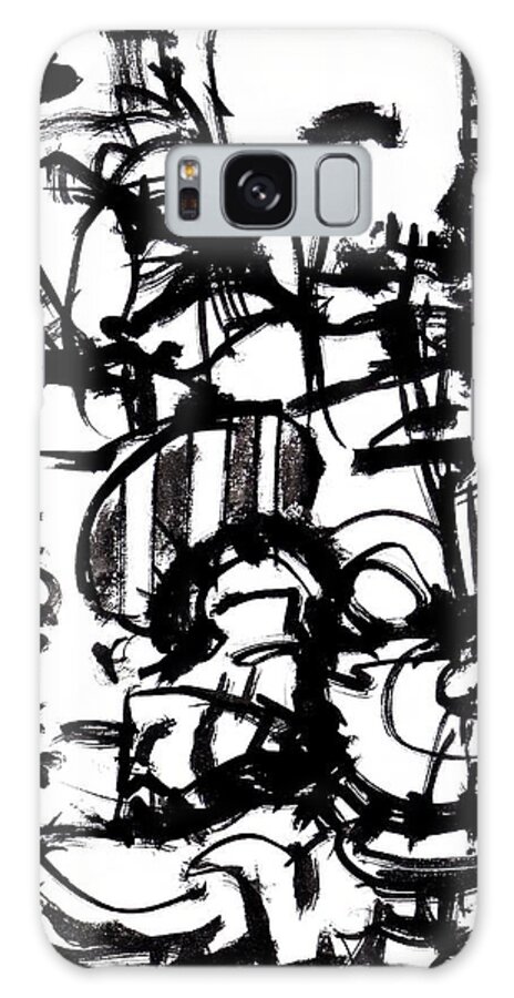 Abstract Galaxy Case featuring the painting What's Happening by John Kaelin