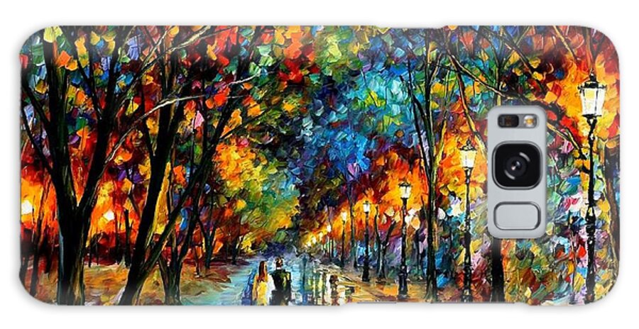 Landscape Galaxy Case featuring the painting When Dreams Come True by Leonid Afremov