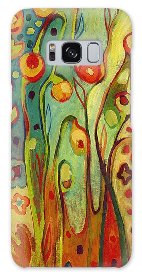 Floral Galaxy Case featuring the painting Where Does Your Garden Grow by Jennifer Lommers