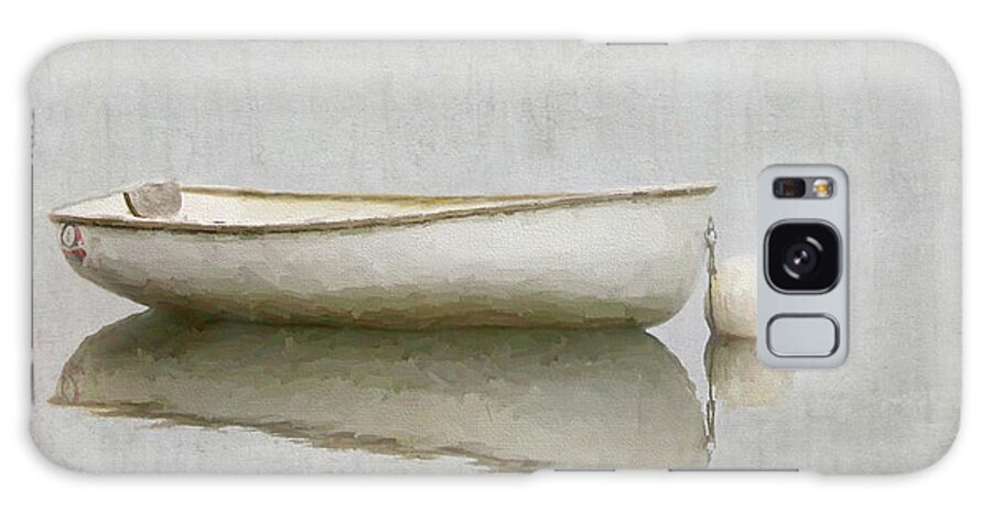 White Boat Galaxy Case featuring the photograph White boat by Karen Lynch