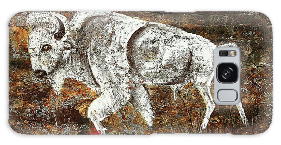 American Indian Galaxy Case featuring the photograph White Buffalo by Todd Klassy