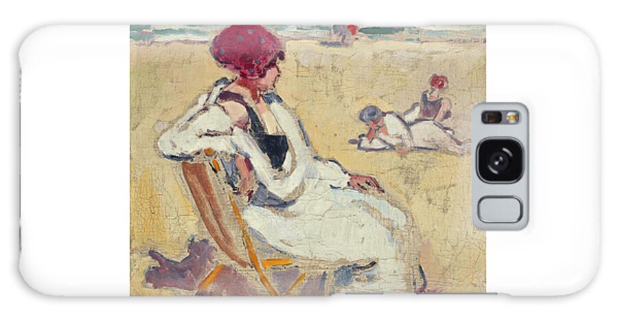Louis Valtat Galaxy Case featuring the painting White Peignoir by Louis Valtat