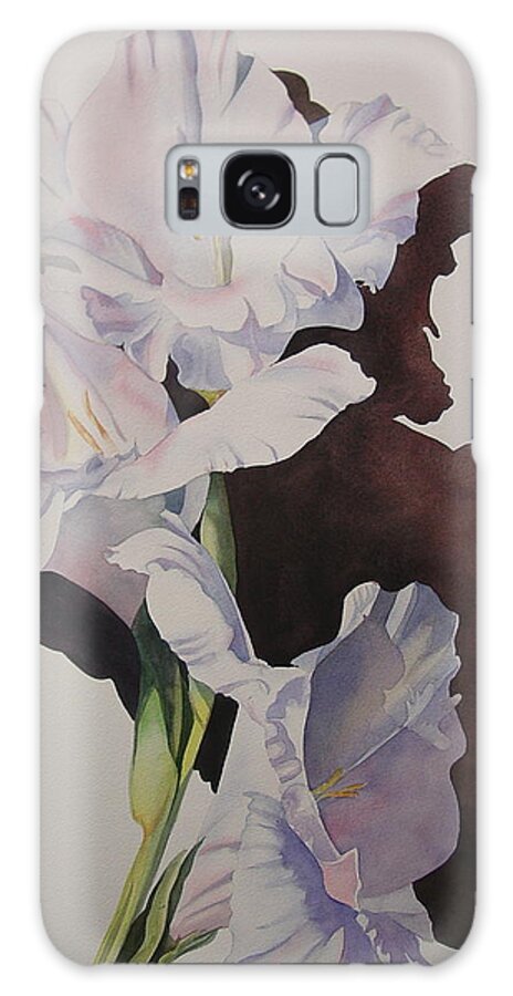 Watercolor Galaxy Case featuring the painting Whites by Marlene Gremillion