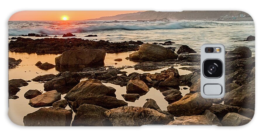 Sky Galaxy Case featuring the photograph White's Point Sunset 2 by Ed Clark