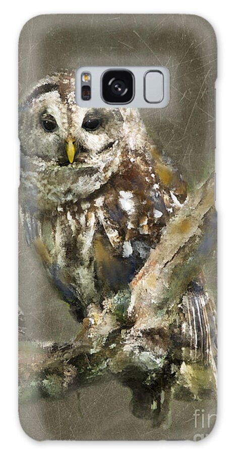 Barred Owl Galaxy Case featuring the photograph Whoooo by Betty LaRue