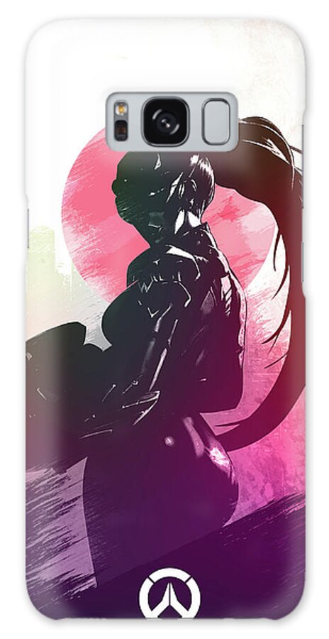 Widowmaker Galaxy Case featuring the digital art Widowmaker Overwatch by IamLoudness Studio