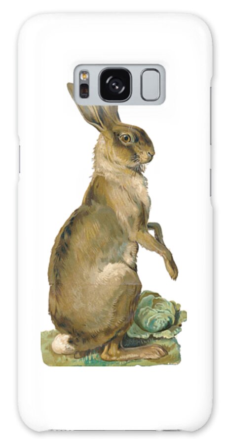 Rabbit Galaxy Case featuring the digital art Wild Hare by Kim Kent