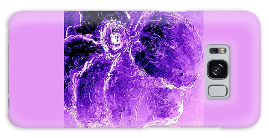 Viva Galaxy S8 Case featuring the painting Wild Thing Purple by VIVA Anderson