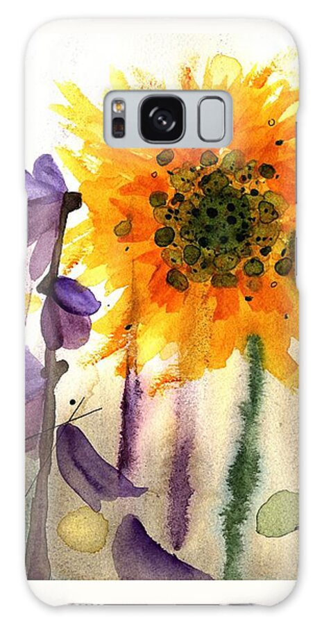 Wildflowers Galaxy Case featuring the painting Wildflowers by Dawn Derman