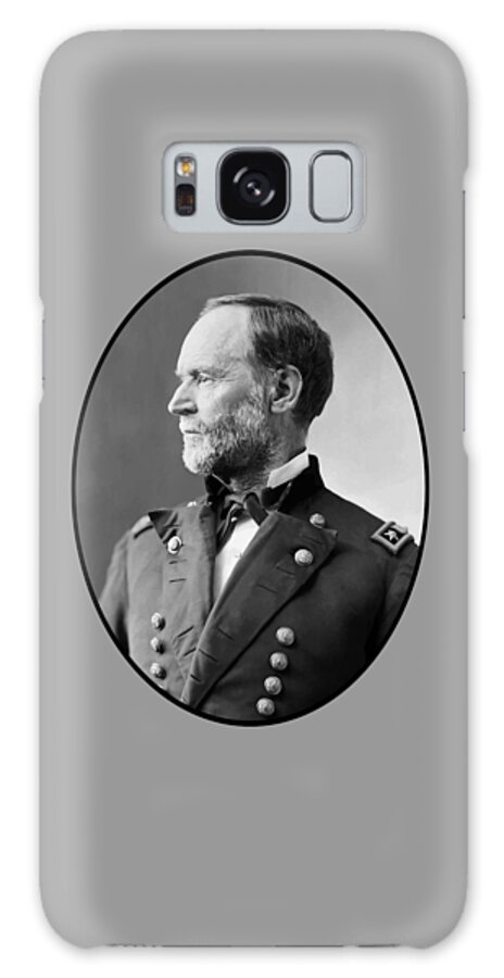Civil War Galaxy Case featuring the painting William Tecumseh Sherman by War Is Hell Store