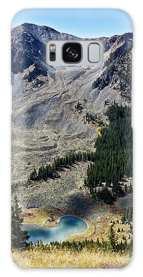 Williams Lake Galaxy Case featuring the photograph Williams Lake from Wheeler Peak Trail by Robert Woodward