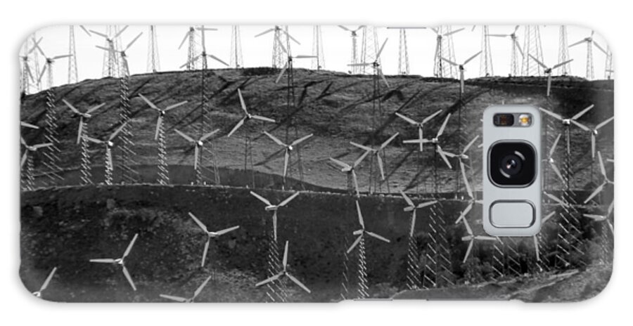 Wind Turbines Galaxy Case featuring the photograph Wind Turbine Farm by Jeff Lowe