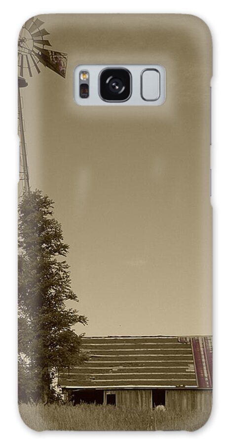 Landscape Galaxy Case featuring the photograph Windmill II by Dylan Punke