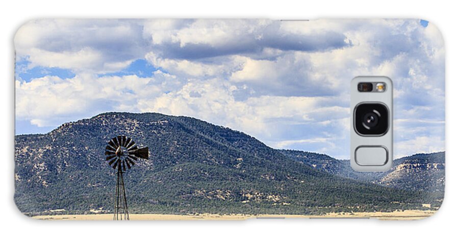 Windmill Galaxy Case featuring the photograph Windmill New Mexico by Ben Graham