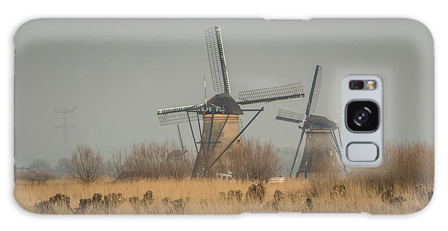 Windmills Galaxy Case featuring the photograph Windmills at Kinderjik by Eva Lechner