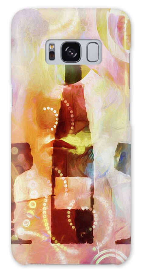Wine For Two Galaxy Case featuring the painting Wine for Two by Lutz Baar