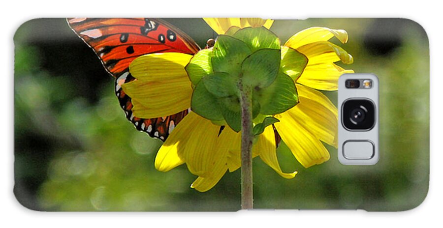 Nature Galaxy Case featuring the photograph Wing Flower by Peggy Urban