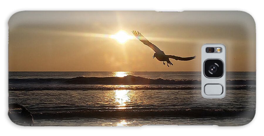Water Galaxy Case featuring the photograph Wings of Sunrise by Robert Banach