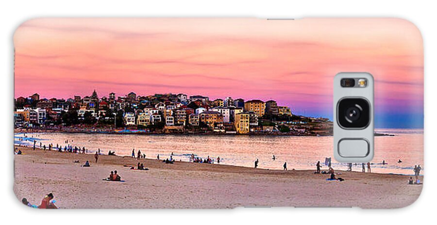 Sydney Galaxy Case featuring the photograph Winter Sunset Over Bondi by Az Jackson