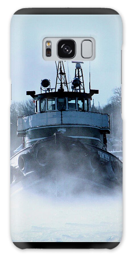 Tug Galaxy S8 Case featuring the photograph Winter Tug by Tim Nyberg