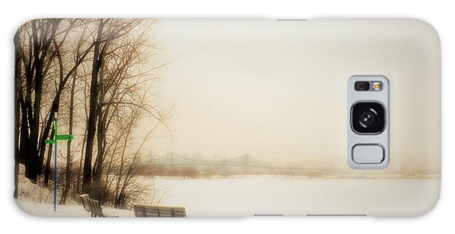 Winter Galaxy Case featuring the photograph Winter View over Montreal by Cristina Stefan