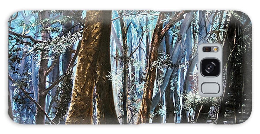 Paintings Of Scenery Galaxy Case featuring the painting Woodland by Michelangelo Rossi
