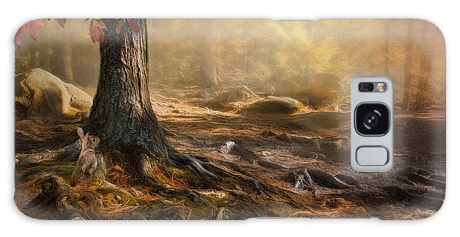 Woodland Galaxy Case featuring the photograph Woodland Mist by Robin-Lee Vieira