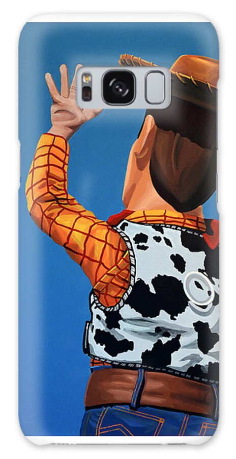 Toy Story Galaxy Case featuring the painting Woody of Toy Story by Paul Meijering