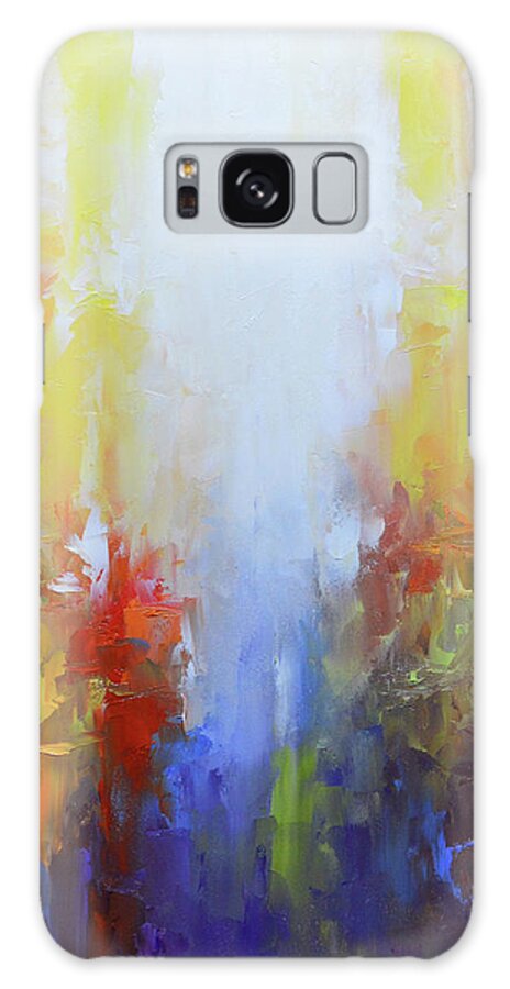 Easter Galaxy Case featuring the painting Worthy Is The Lamb by Mike Moyers