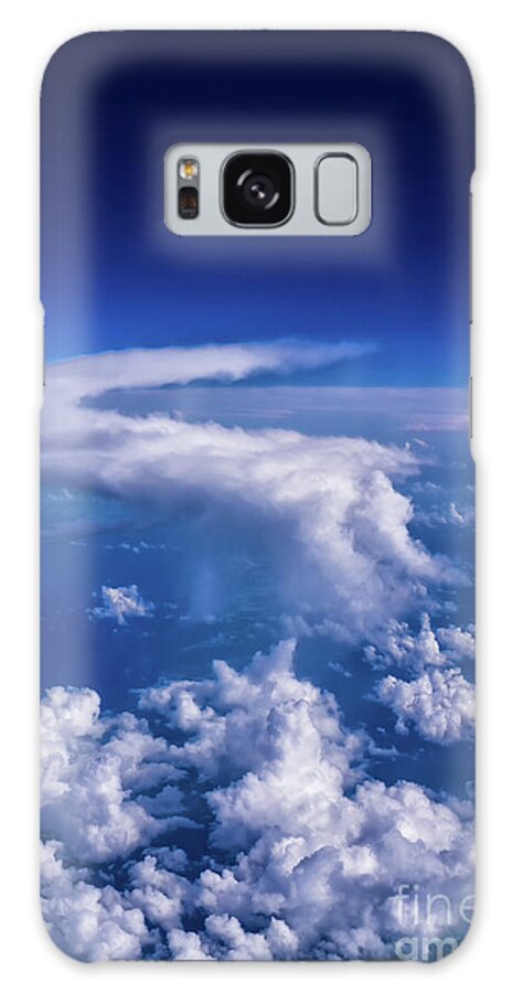 2015 Travels Galaxy Case featuring the photograph Writing In The Sky by Louise Lindsay