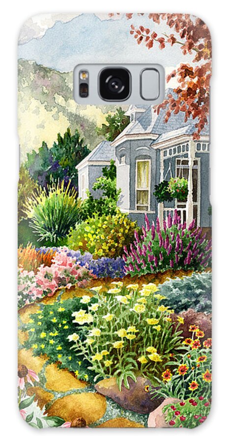 Colorado Garden Painting Galaxy Case featuring the painting Xeriscape Garden by Anne Gifford