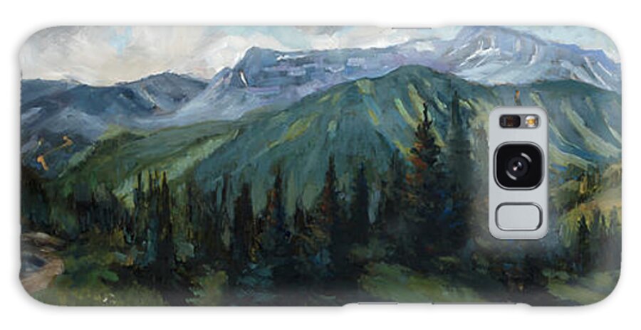 Colorado Galaxy Case featuring the painting Yankee Boy Basin by Billie Colson