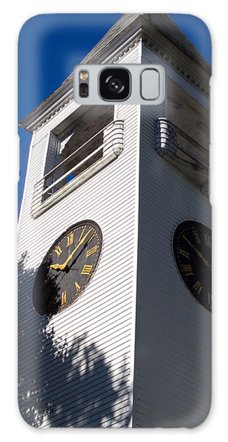 Lighthouse Galaxy Case featuring the photograph Yarmouth Baptist Clock Tower by Dick Botkin