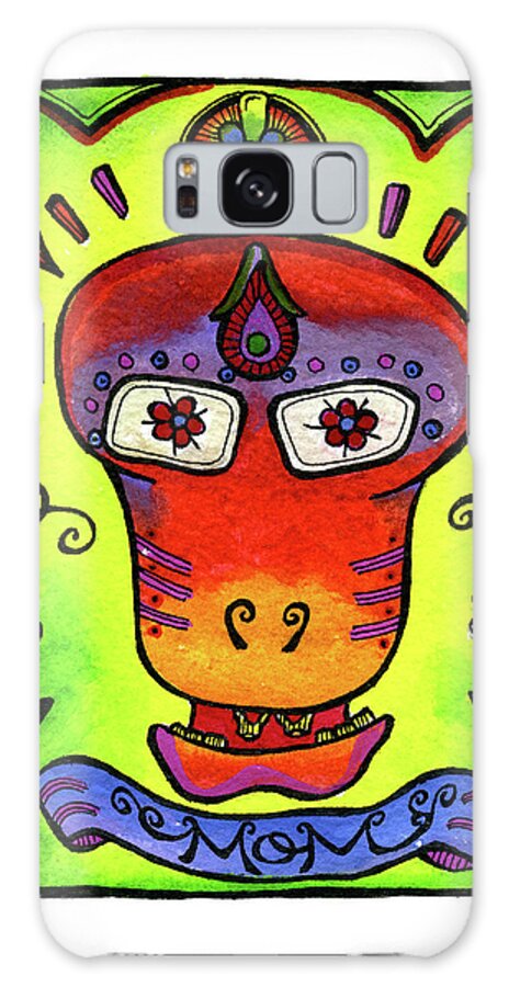 Paintings Galaxy Case featuring the painting yoMama by Dar Freeland