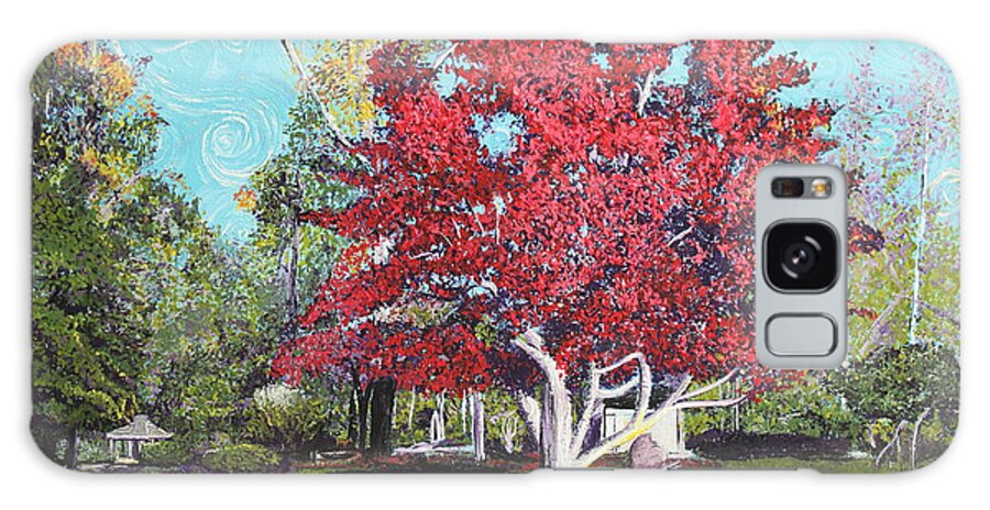 Tree Galaxy Case featuring the painting You Are My Heart by Stefan Duncan