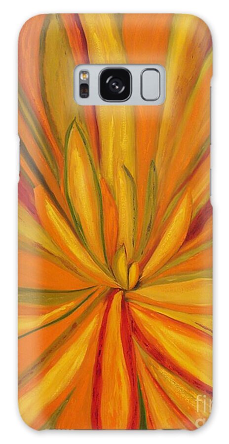 Abstract Galaxy Case featuring the painting Yucca Plant by Catalina Walker