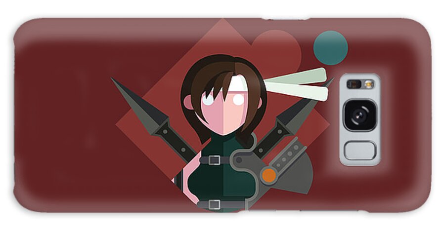 Rpg Galaxy Case featuring the digital art Yuffie by Michael Myers