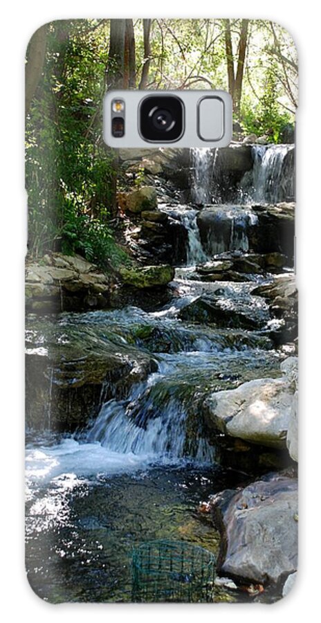 Ft. Worth Galaxy Case featuring the photograph Zoo Waterfall by Kenny Glover