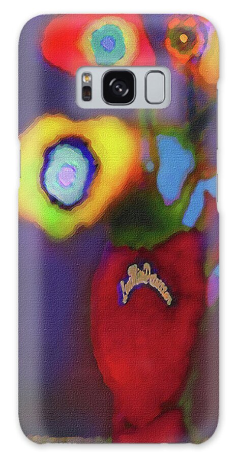 Art Galaxy Case featuring the digital art Abstract Floral Art 811 by Miss Pet Sitter