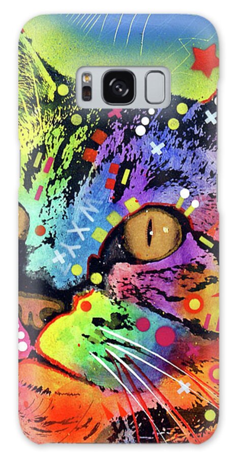 Alpha Galaxy Case featuring the mixed media Alpha #1 by Dean Russo