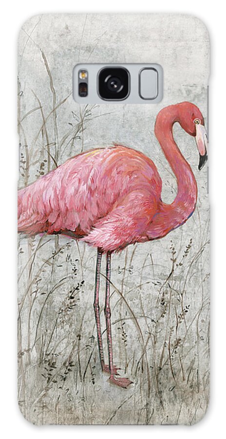 Animals & Nature Galaxy Case featuring the painting American Flamingo I #1 by Tim O'toole