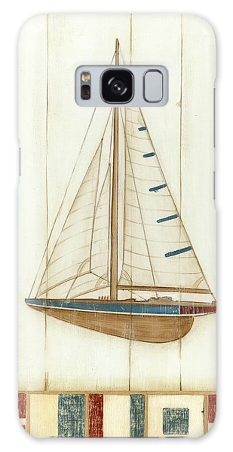 Nautical Galaxy Case featuring the painting Americana Yacht I #1 by Ethan Harper