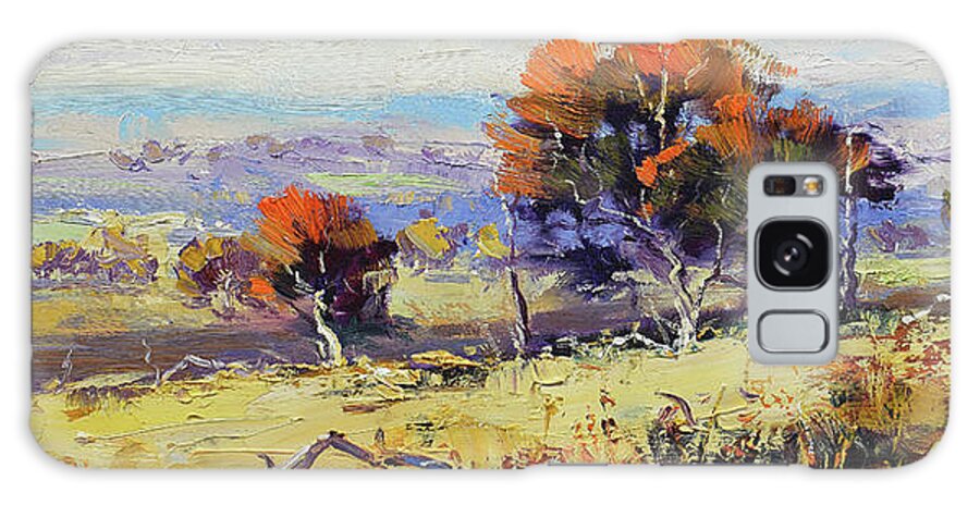 Nature Galaxy Case featuring the painting Bathurst Landscape #1 by Graham Gercken