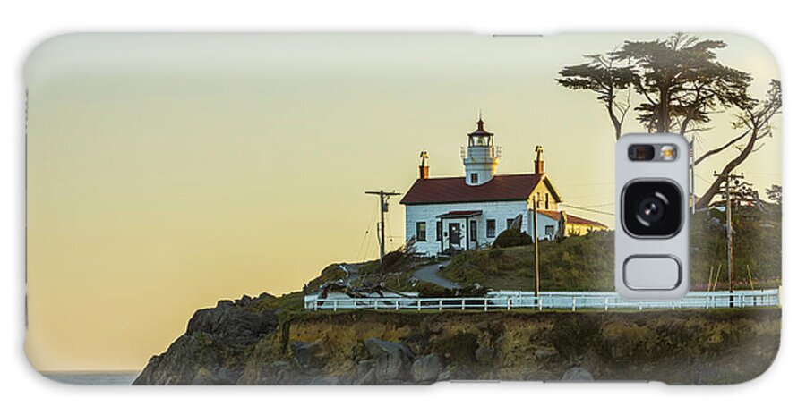 Battery Point Lighthouse Galaxy Case featuring the photograph Battery Point Lighthouse 1 #1 by Donald Pash