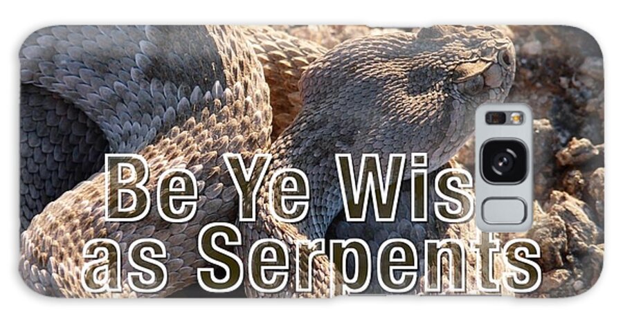 Adage Galaxy Case featuring the photograph Be Ye Wise as Serpents #2 by Judy Kennedy